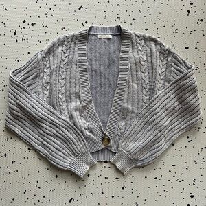 Full Tilt Blue cropped sweater l size small